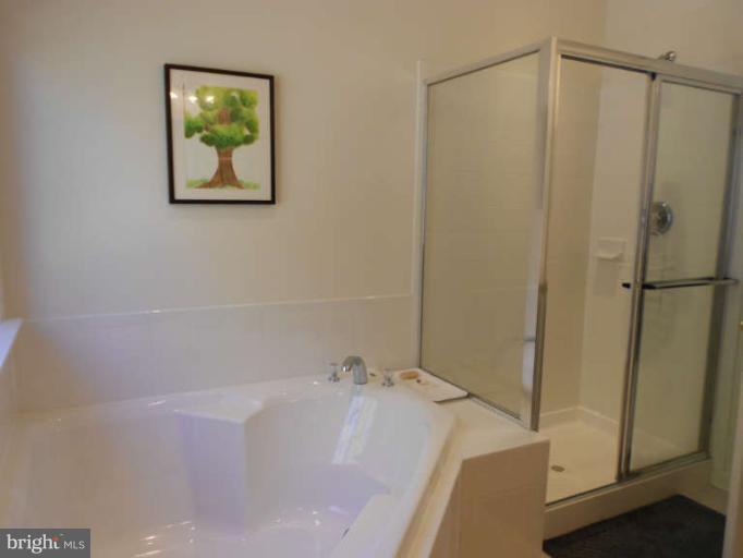 3025 Raking Leaf Drive Abingdon, MD 21009 - Photo 21 of 26 a bathroom with a tub and a shower