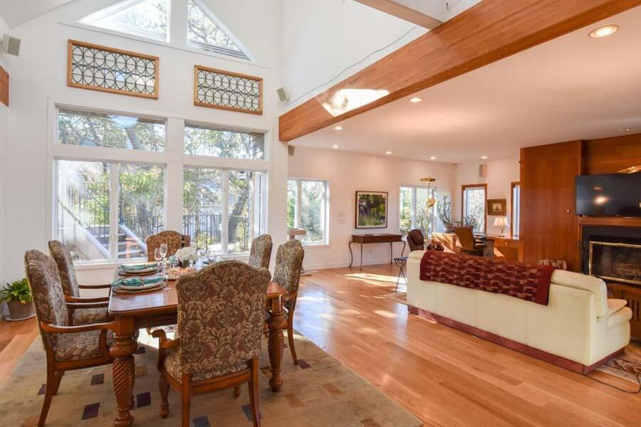 16 Thistlemore Road Provincetown, MA 02657 - Photo 17 of 27 a living room with furniture and a large window