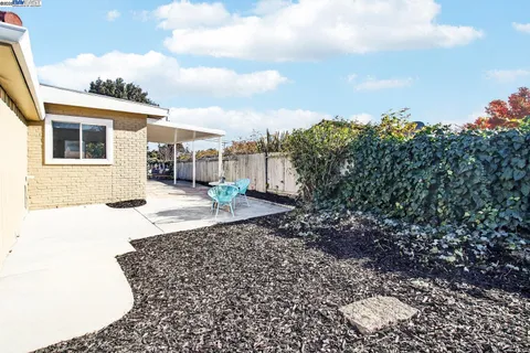 a front view of a house with plants