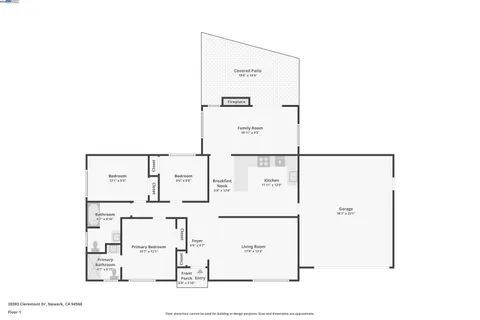 $1,262,000 | 35593 Cleremont Drive, Newark, CA 94560