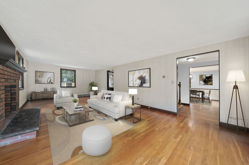 3 Winfield Road Hingham, MA 02043 - Photo 8 of 39 a living room with furniture and a wooden floor