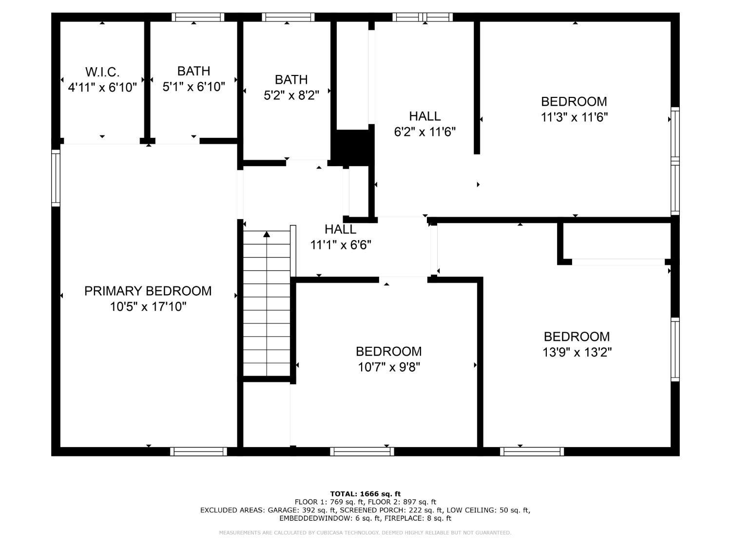 4067 Riggs Road Oxford, OH 45056 - Photo 15 of 17 2nd Floor with Dimensions