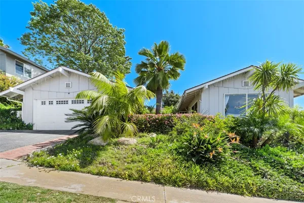 a plant that is in front of house