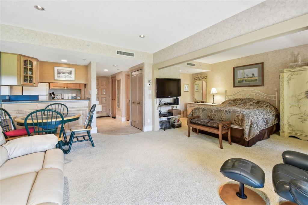 36750 US Highway 19 North, Unit 22207 Palm Harbor, FL 34683 - Photo 14 of 50 a bedroom with furniture and a flat screen tv