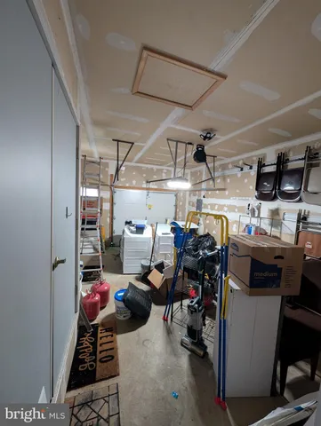 a room with gym equipment