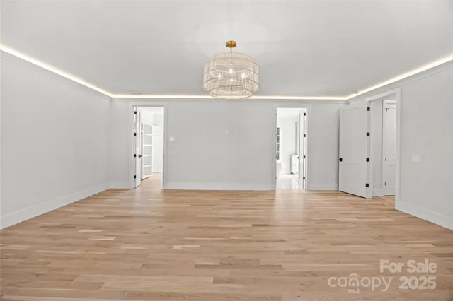 a view of a bathtub in a bathroom