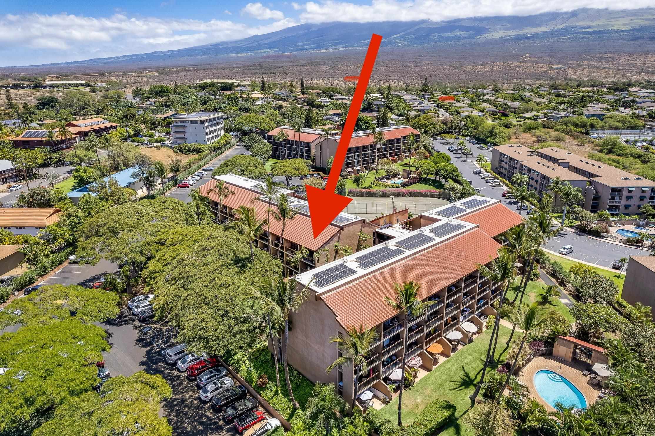2191 South Kihei Road, Unit 2413 Kihei, HI 96753 - Photo 34 of 34 an aerial view of a city with lots of residential buildings