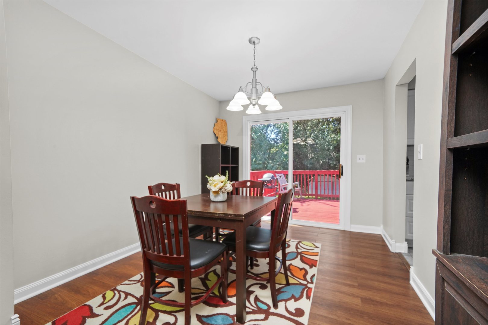 311 Harding Avenue Libertyville, IL 60048 - Photo 8 of 41 a view of a dining room with furniture window and wooden floor