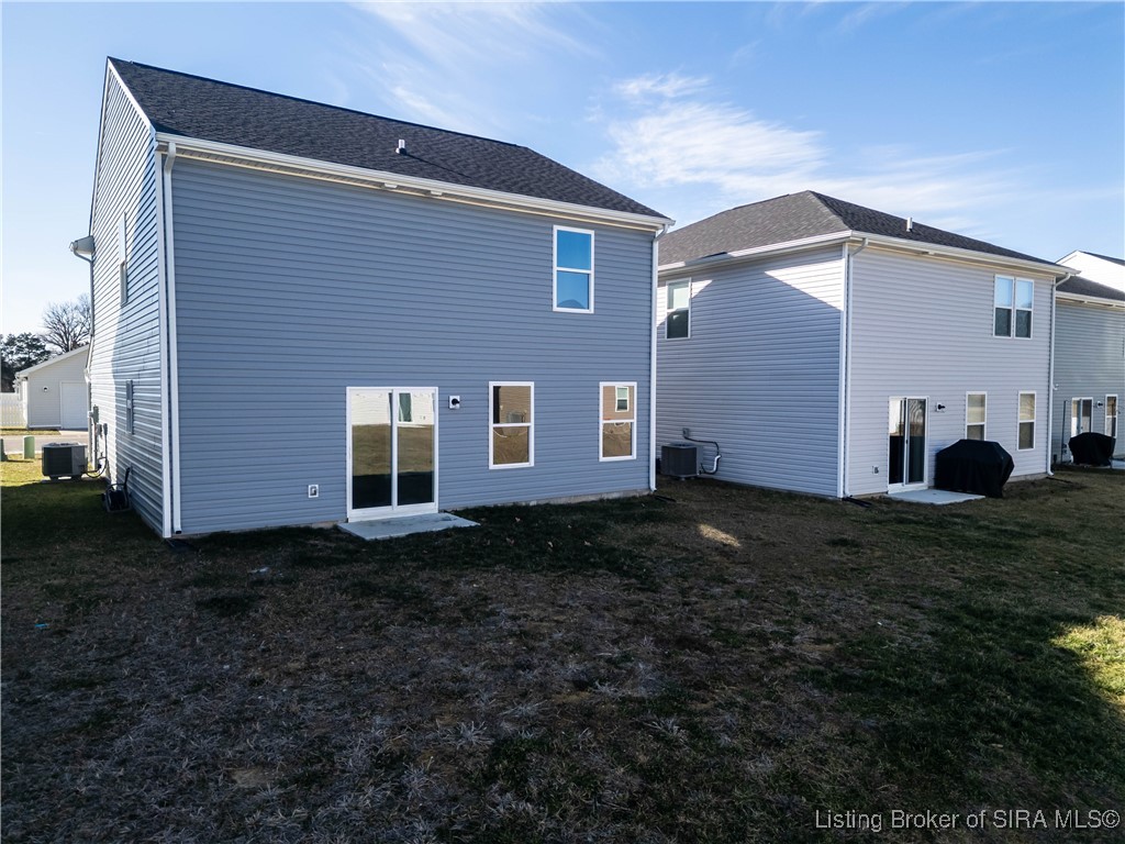 344 Jackson Way Charlestown, IN 47111 - Photo 8 of 29 Back view of the house with a nice sized yard
