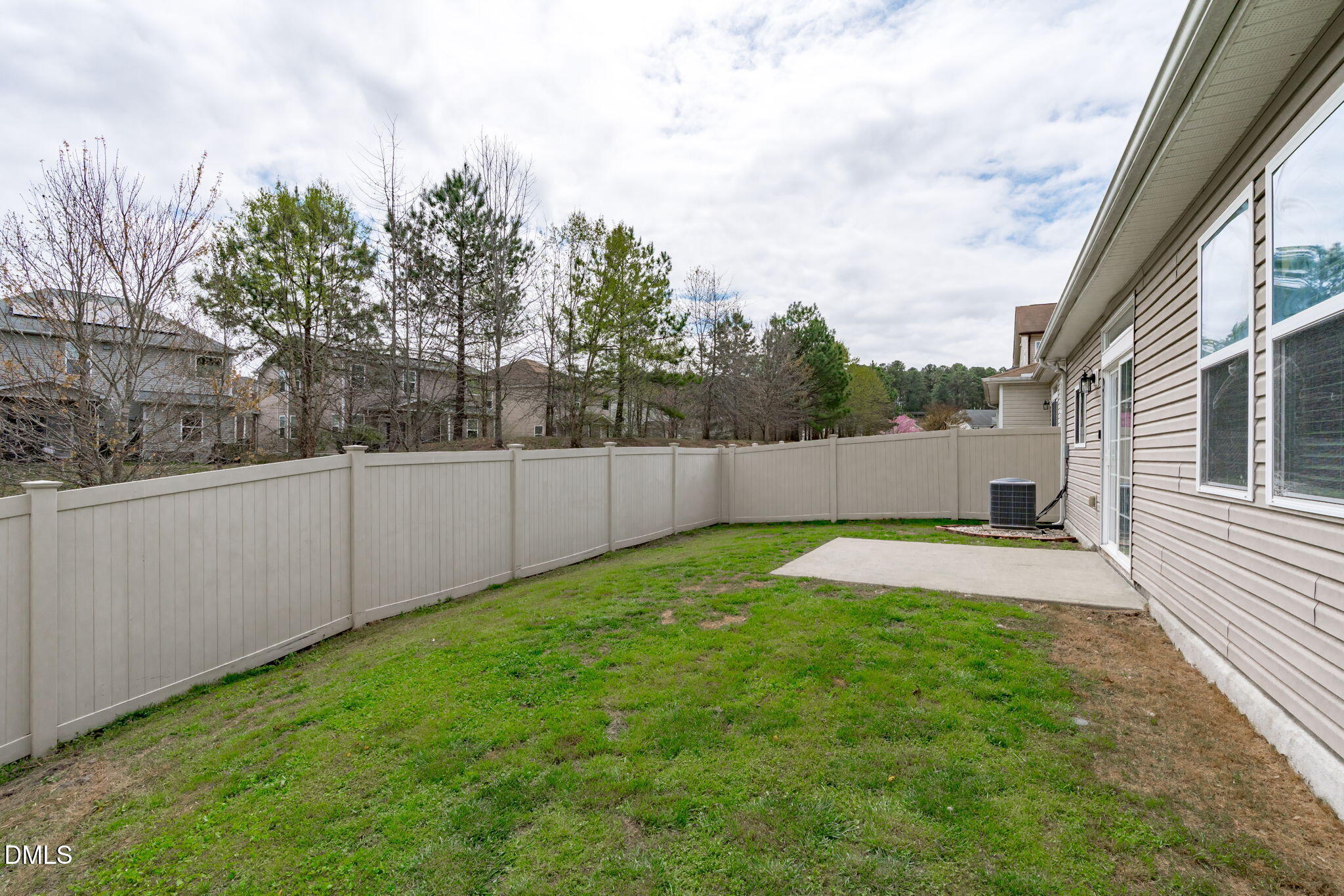 124 Daneborg Road Durham, NC 27703 - Photo 36 of 40 a view of backyard with entertaining space