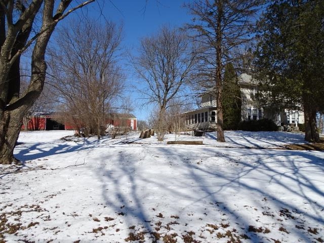 2182 North Flansburg Road Freeport, IL 61032 - Photo 13 of 23 a view of road with snow on the road