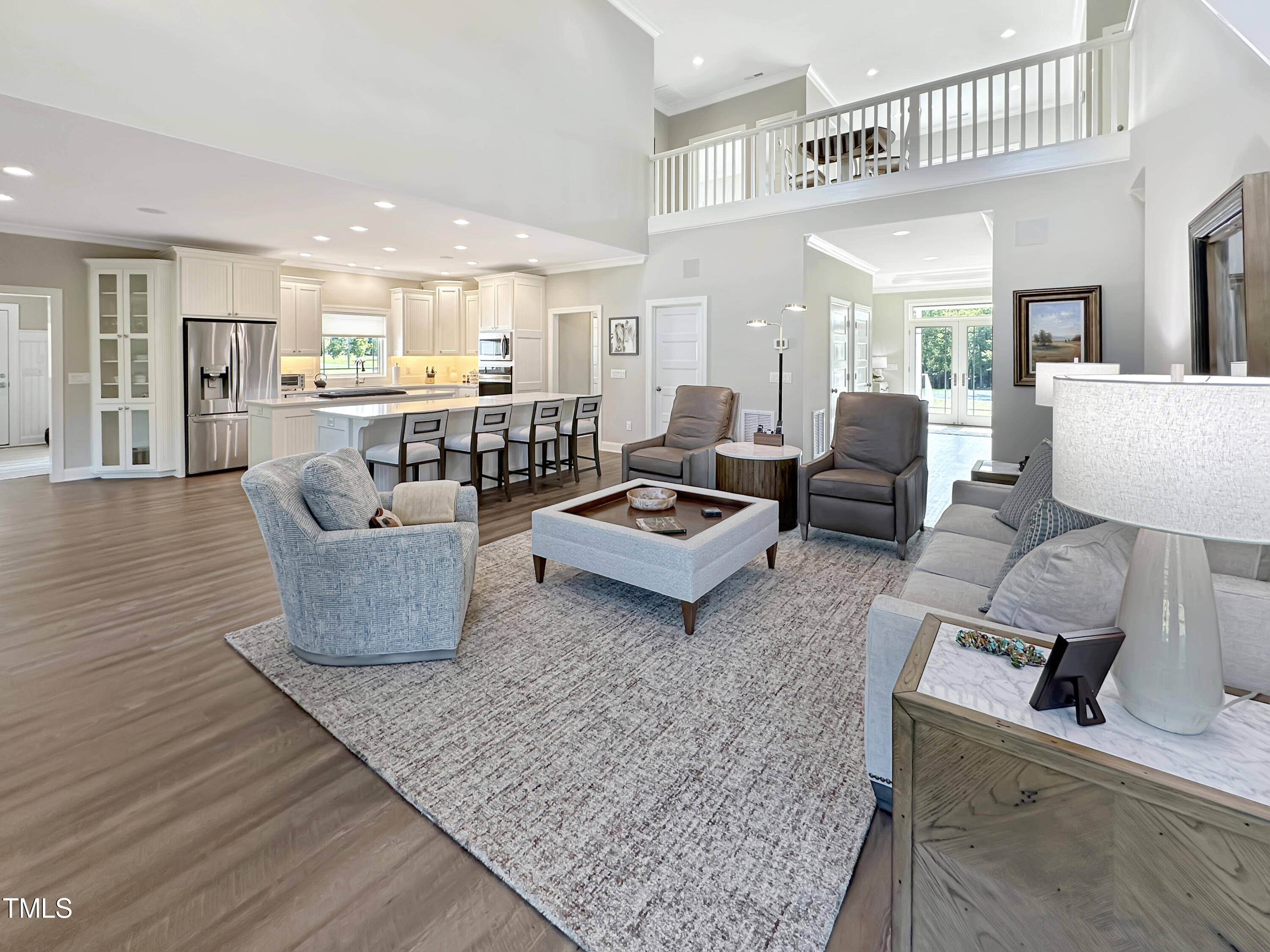 8589 McGhees Mill Road Semora, NC 27343 - Photo 12 of 67 a living room with furniture and view of kitchen