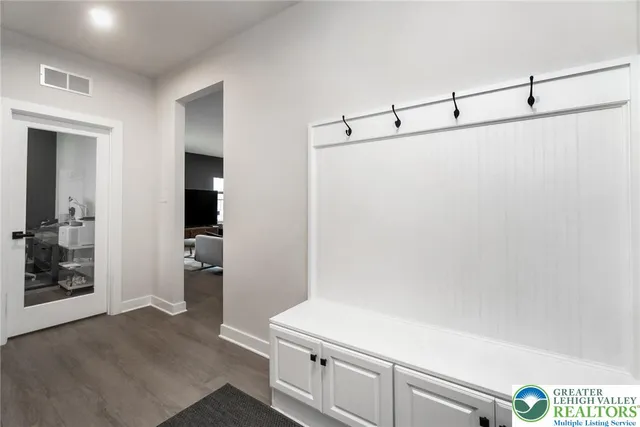 a room with furniture and window