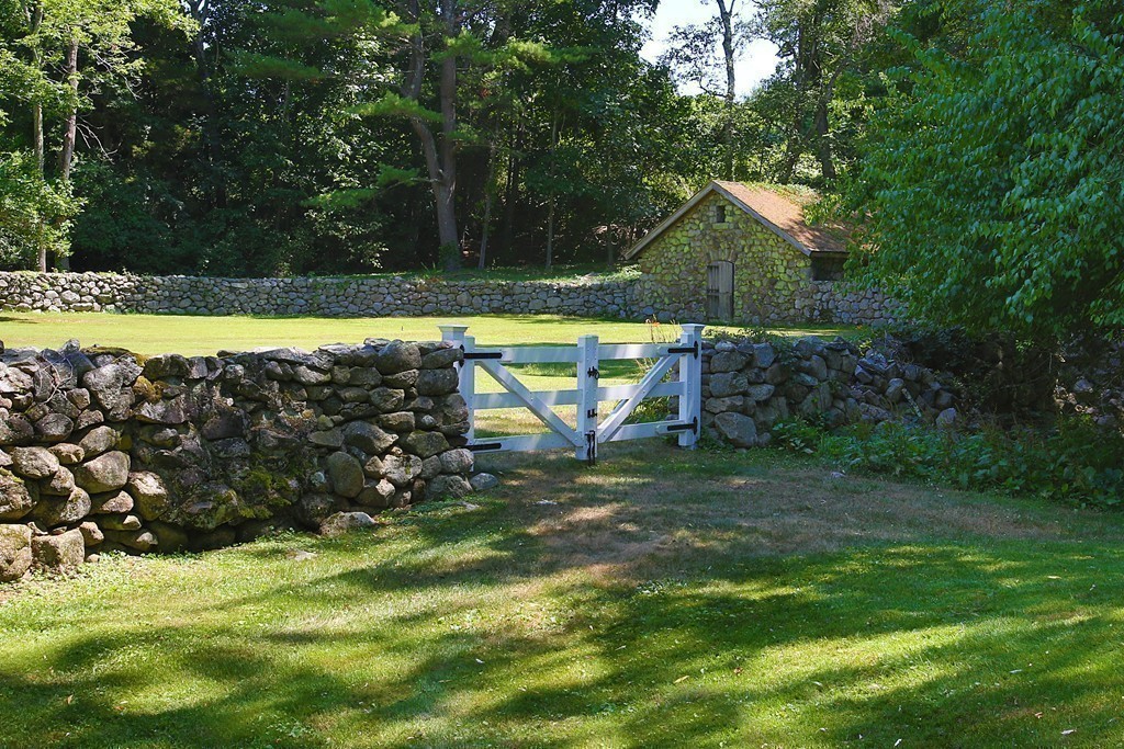 466 Glen Road Weston, MA 02493 - Photo 15 of 27 a view of a backyard with swimming pool