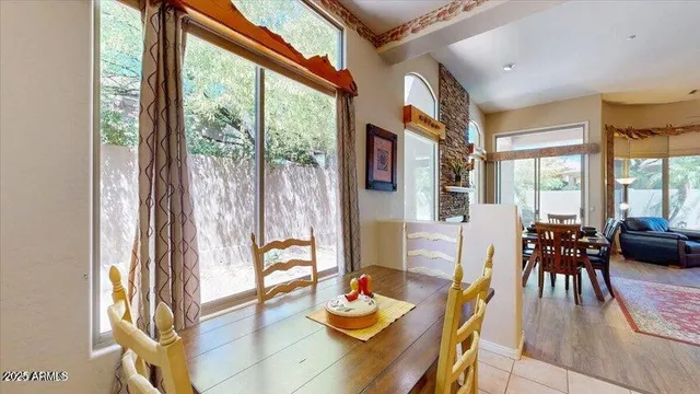 a outdoor space with furniture and a potted plant