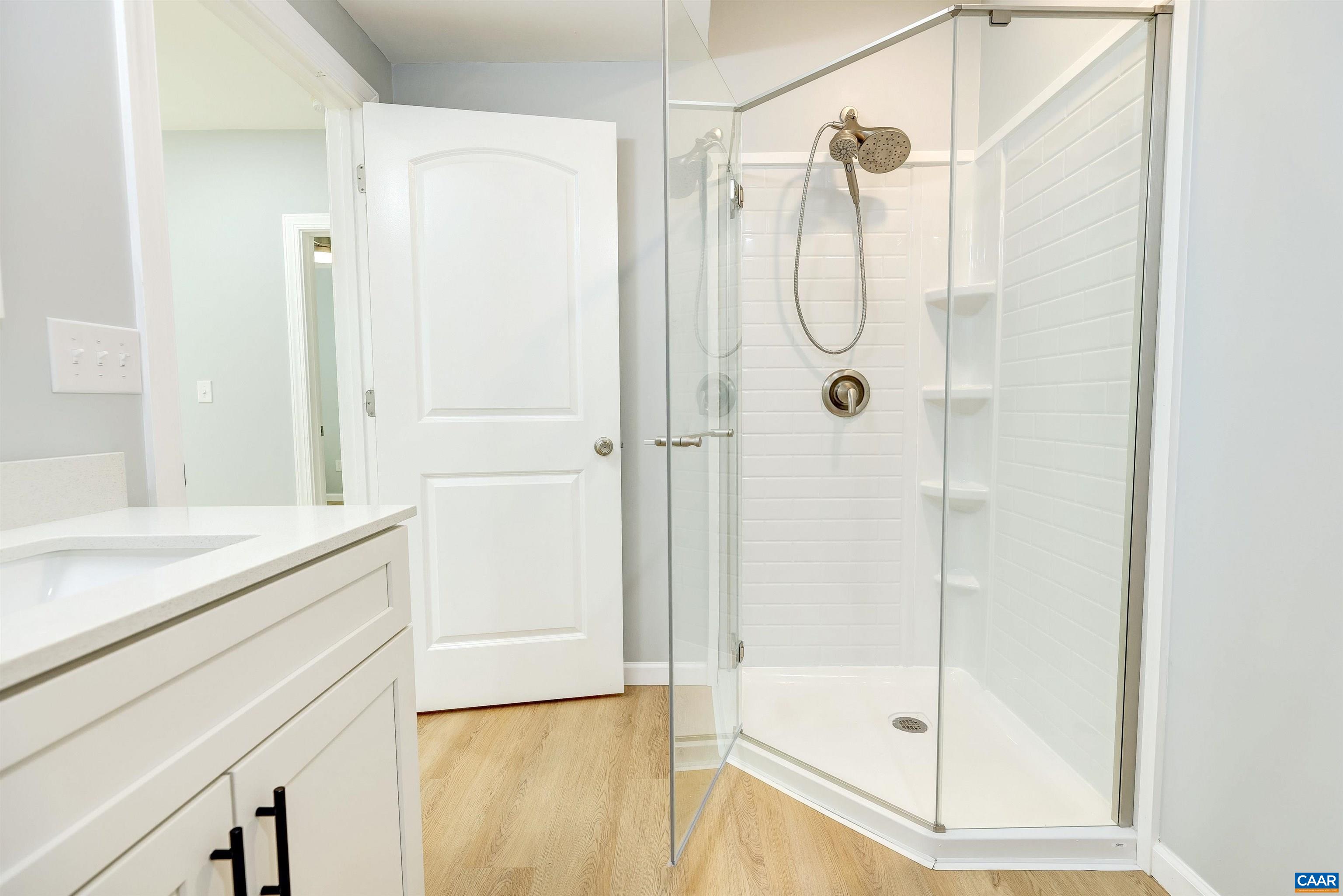 14 High View Road Stanardsville, VA 22973 - Photo 25 of 41 a bathroom with a shower and a sink