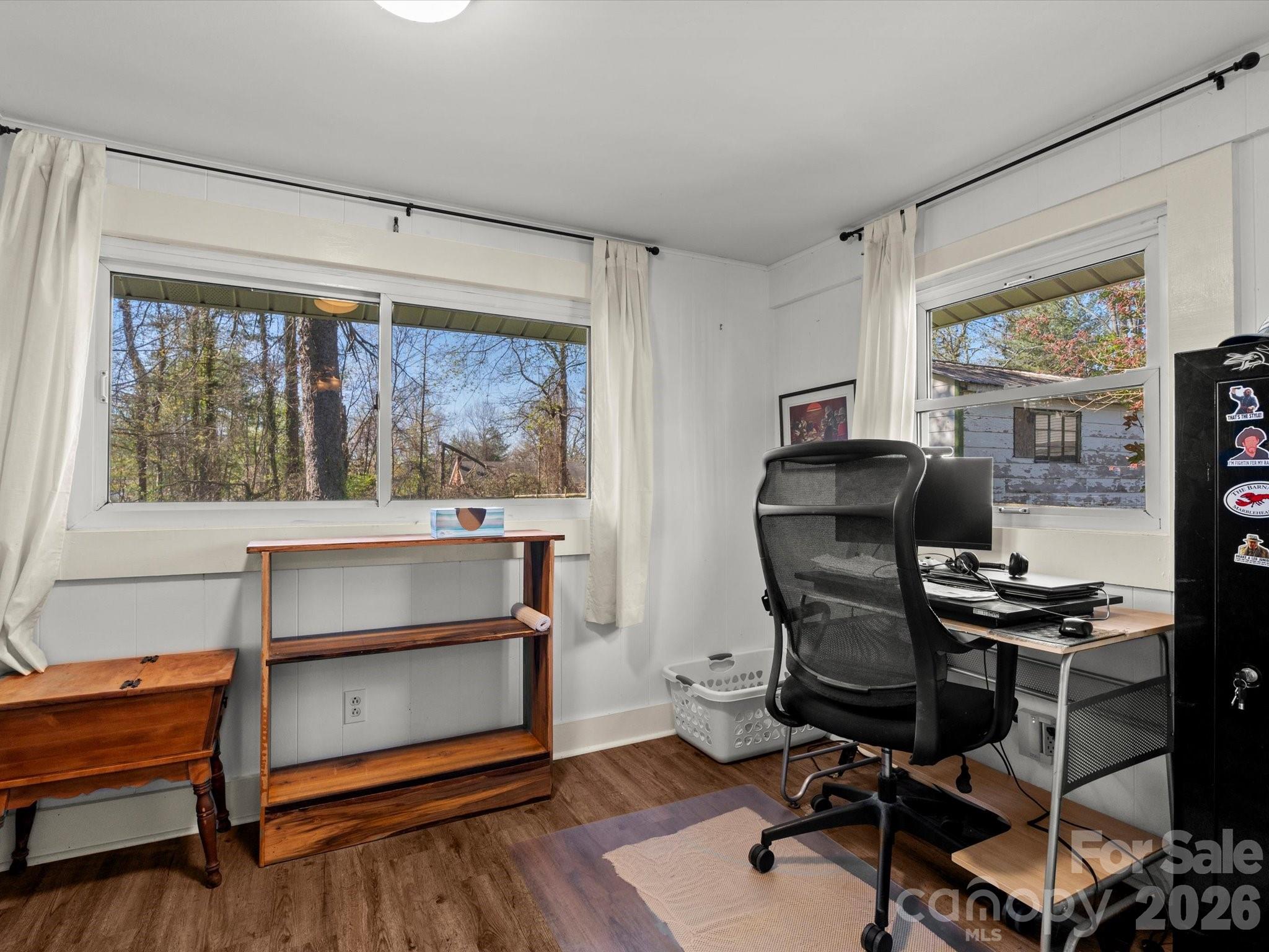 12 Maple Lane Arden, NC 28704 - Photo 17 of 31 a view of a workspace with furniture and a window