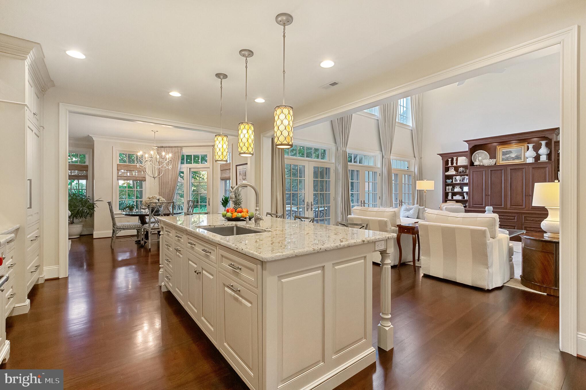 601 Chews Landing Road Haddonfield, NJ 08033 - Photo 16 of 60 Kitchen Island Open to Breakfast Room/Great Room