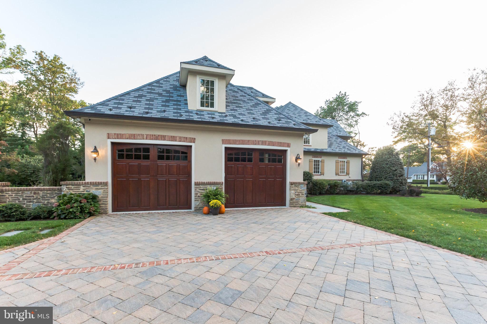 601 Chews Landing Road Haddonfield, NJ 08033 - Photo 51 of 60 Exterior Mahogany Garage Door & Driveway