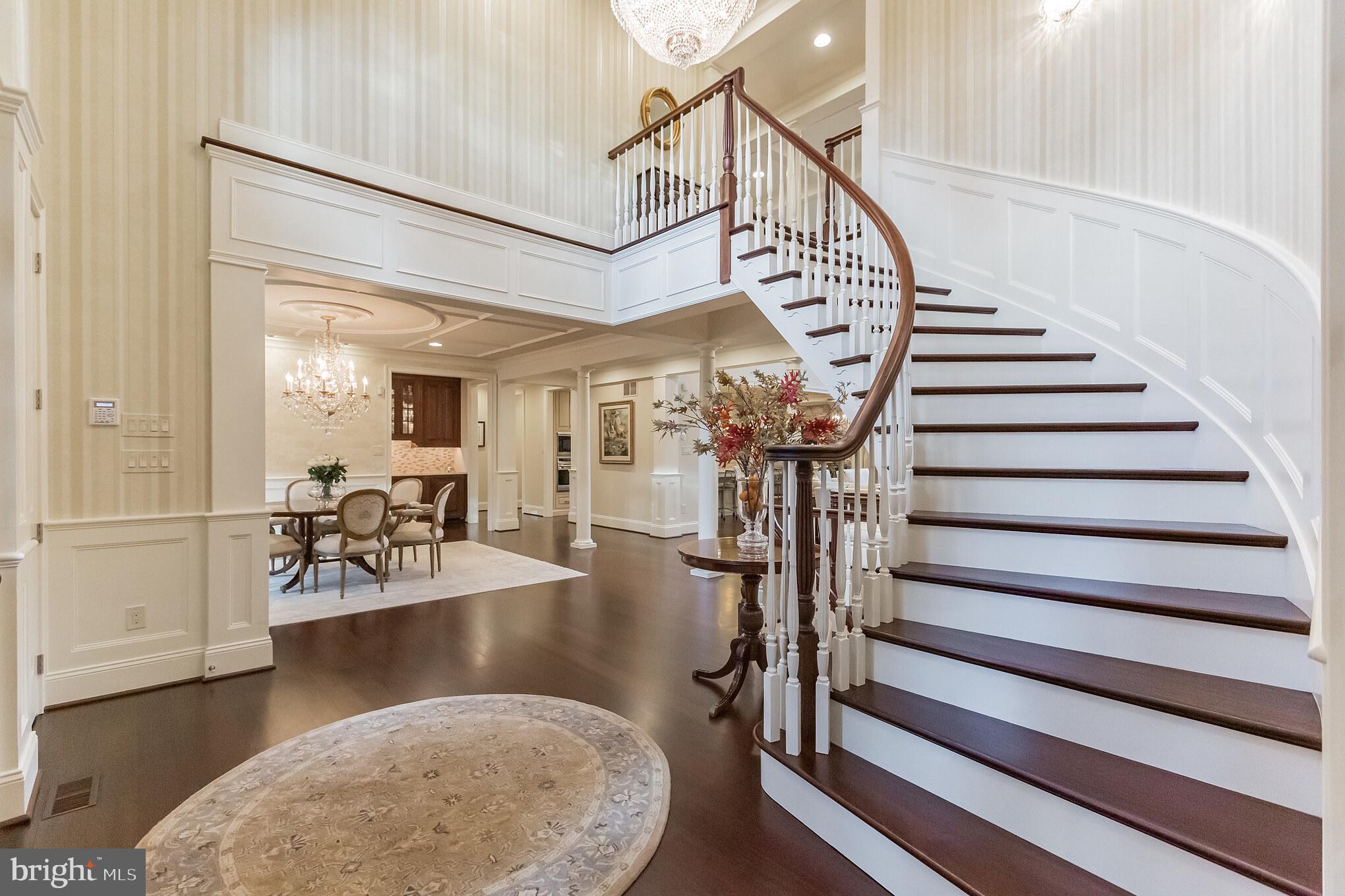 601 Chews Landing Road Haddonfield, NJ 08033 - Photo 10 of 60 Foyer/Curved Staircase