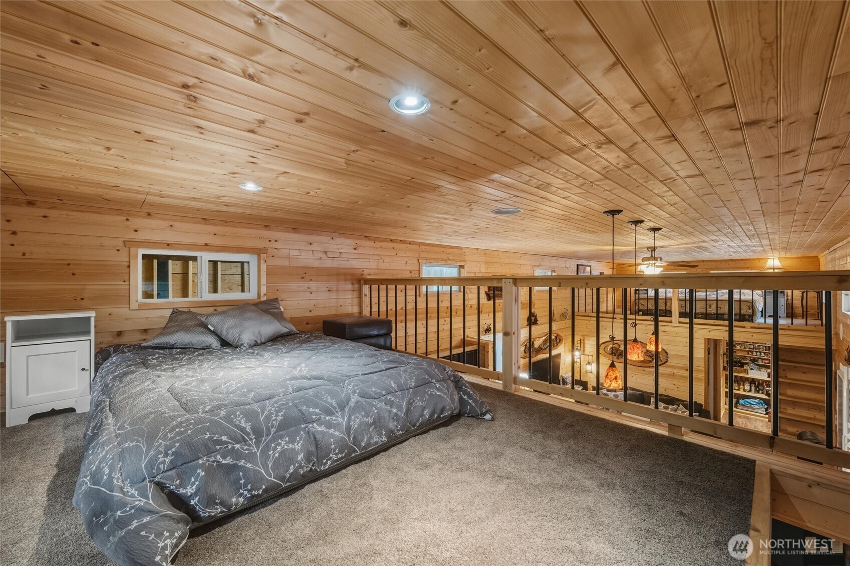 1015 Maple Lane Maple Falls, WA 98266 - Photo 17 of 39 a bedroom with furniture and large window