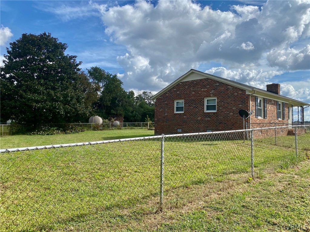 100 Threeway Road Warsaw, VA 22572 - Photo 3 of 16 Fenced-in yard, perfect for pets and small childre