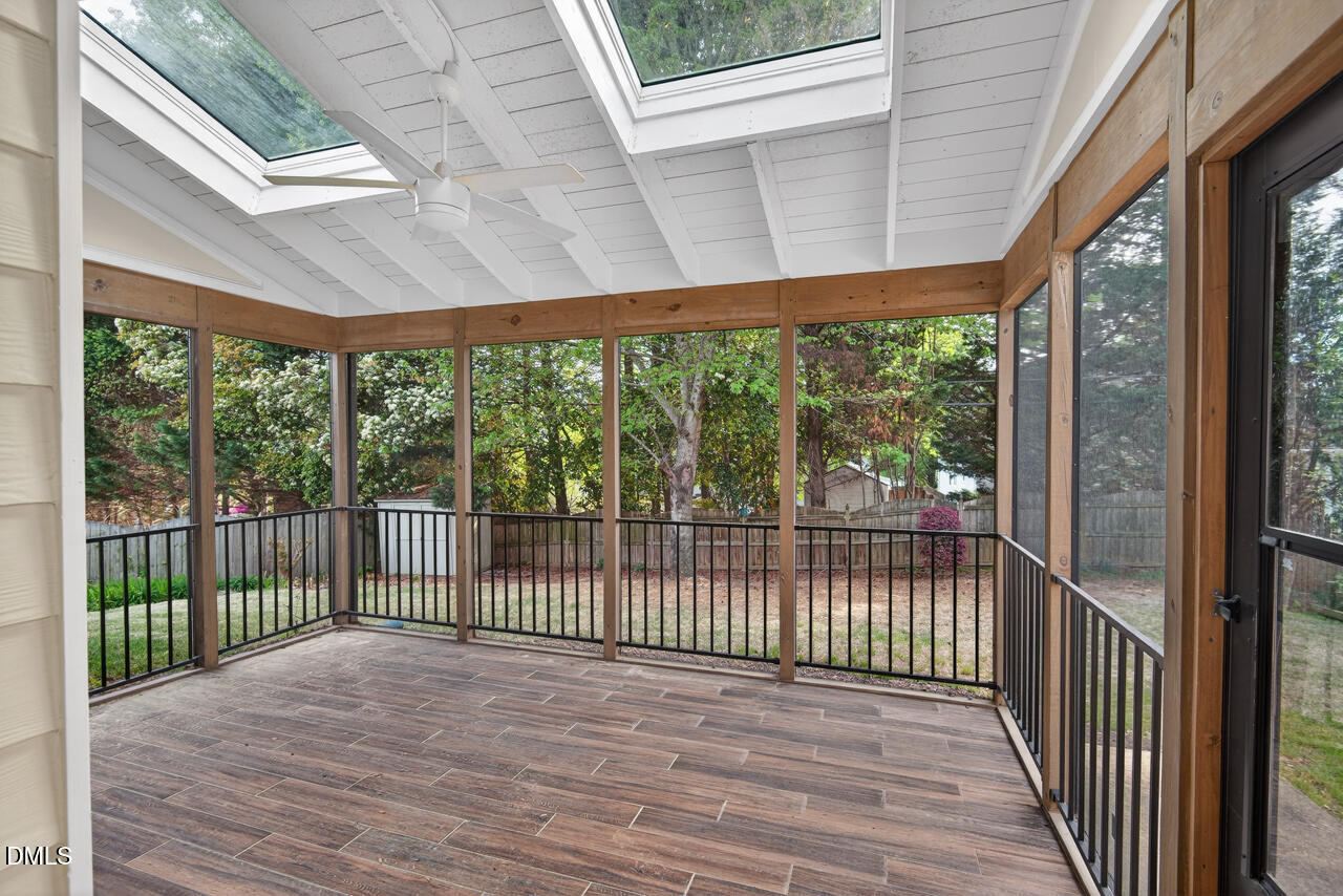 5325 Bartram Place Raleigh, NC 27617 - Photo 29 of 31 Screened Porch