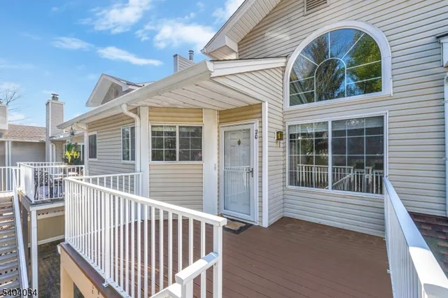 a view of a house with a balcony
