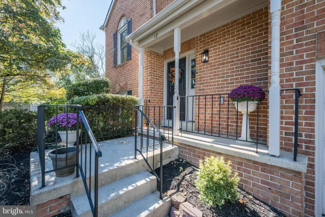 a view of two chairs in patio