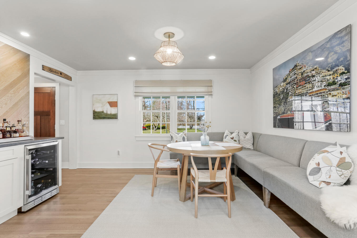 50 Summit Ridge Road New Canaan, CT 06840 - Photo 12 of 49 a living room with furniture a fireplace and a table