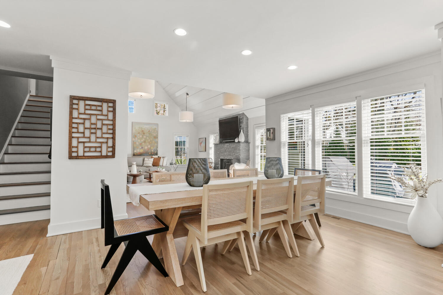 50 Summit Ridge Road New Canaan, CT 06840 - Photo 18 of 49 a dining room with furniture and wooden floor