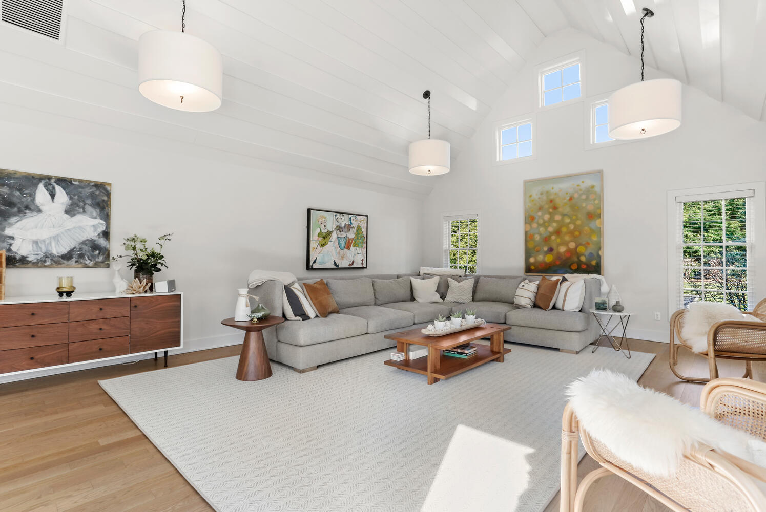 50 Summit Ridge Road New Canaan, CT 06840 - Photo 20 of 49 a living room with furniture kitchen view and a window