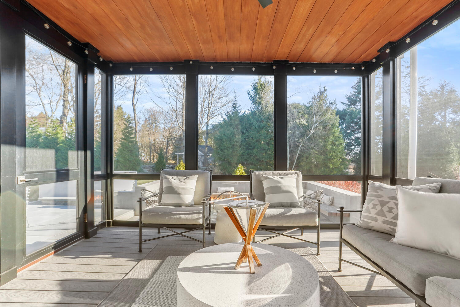 50 Summit Ridge Road New Canaan, CT 06840 - Photo 43 of 49 a living room filled with furniture and a large window