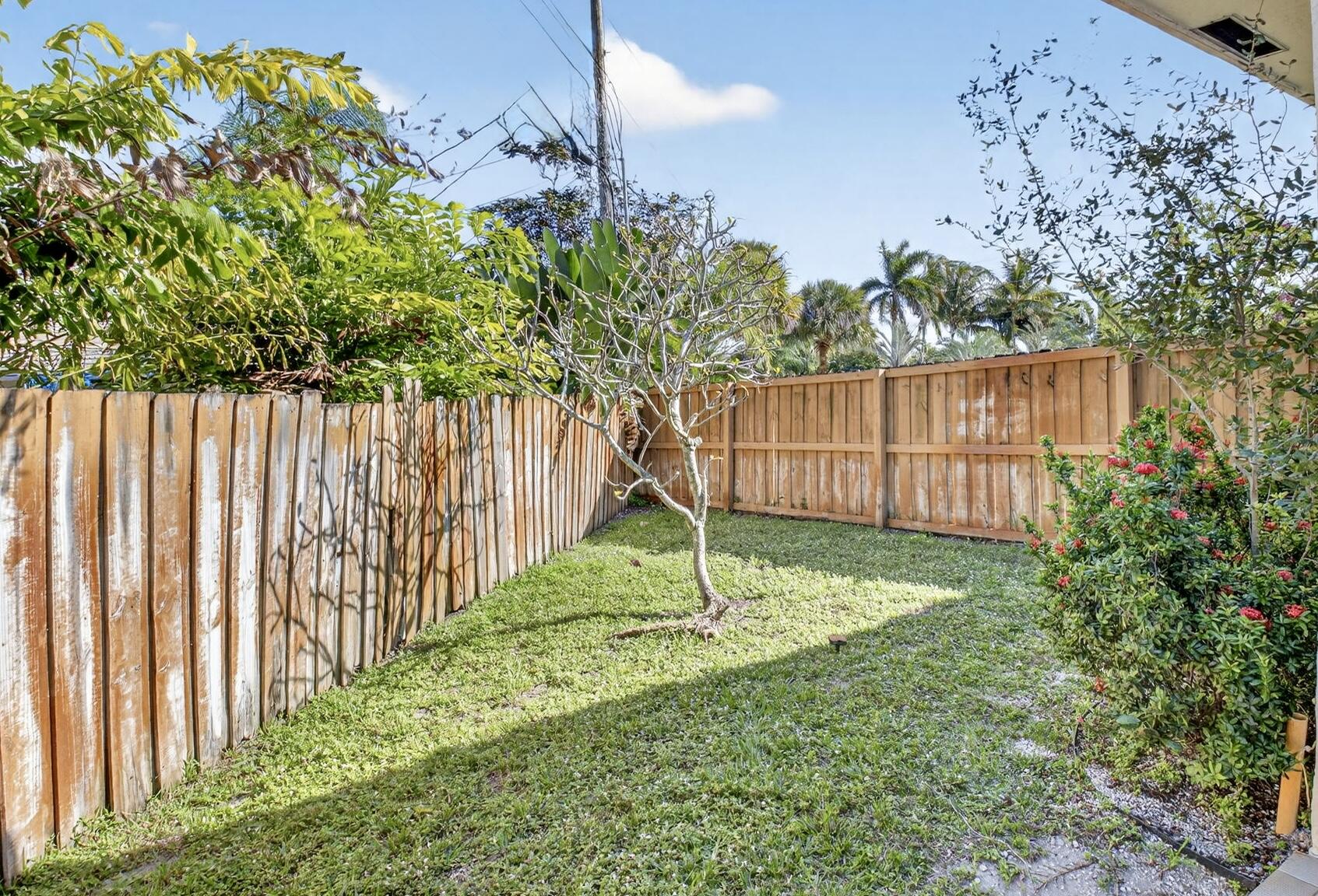 4517 Northwest 5th Avenue Boca Raton, FL 33431 - Photo 36 of 40 a garden with trees in front of it