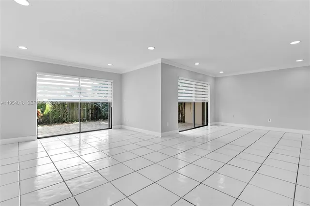 a view of an empty room