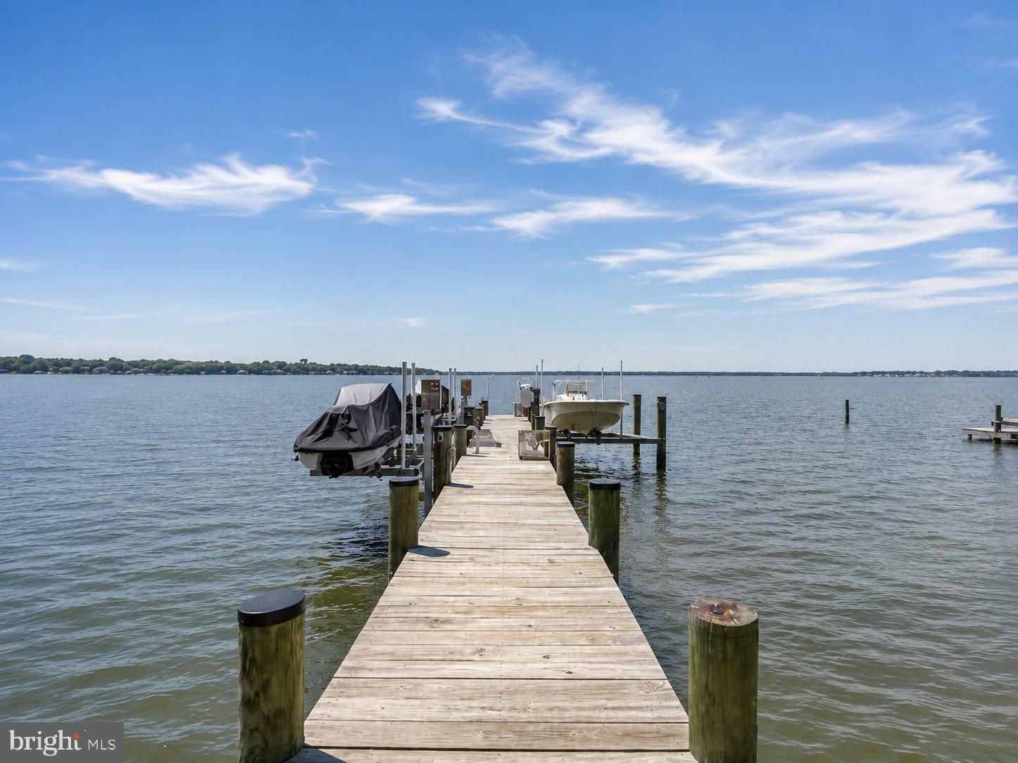 7429 Bay Front Road Sparrows Point, MD 21219 - Photo 7 of 86 120 ft Pier with boat and jet ski lifts