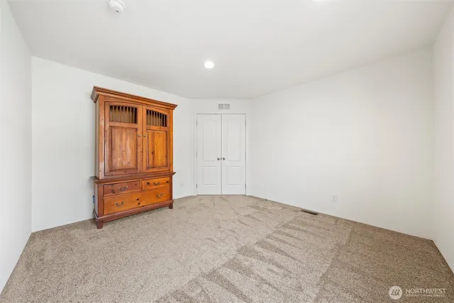 a view of room with furniture