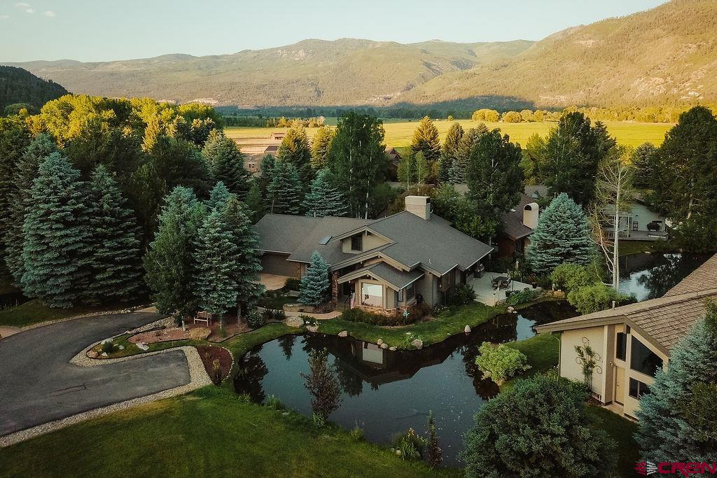 104 River Run Durango, CO 81301 - Photo 33 of 34 an aerial view of a house with mountain view