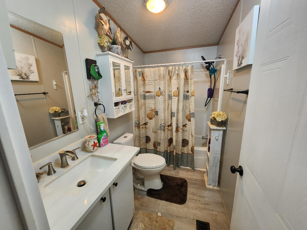 3171 Neals Corner Road Clover, VA 24534 - Photo 4 of 6 a bathroom with a sink toilet and shower