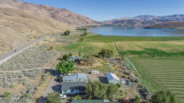 a view of a city with an ocean view