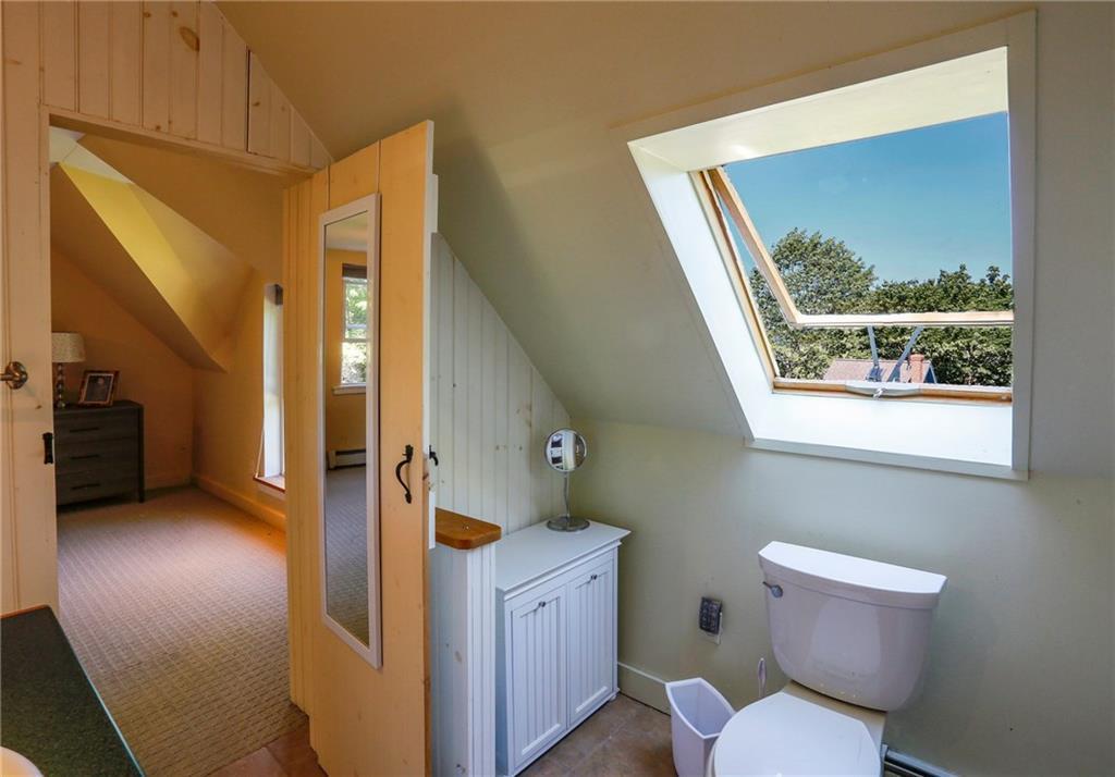 8 Pierce Street, Unit A Belfast, ME 04915 - Photo 30 of 34 Upstairs bath with neat knee-wall...