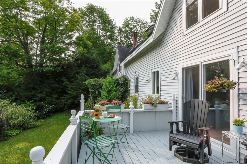 8 Pierce Street, Unit A Belfast, ME 04915 - Photo 8 of 34 Deck and backyard.