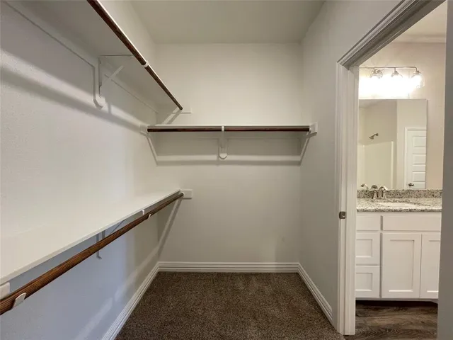 a view of walk in closet