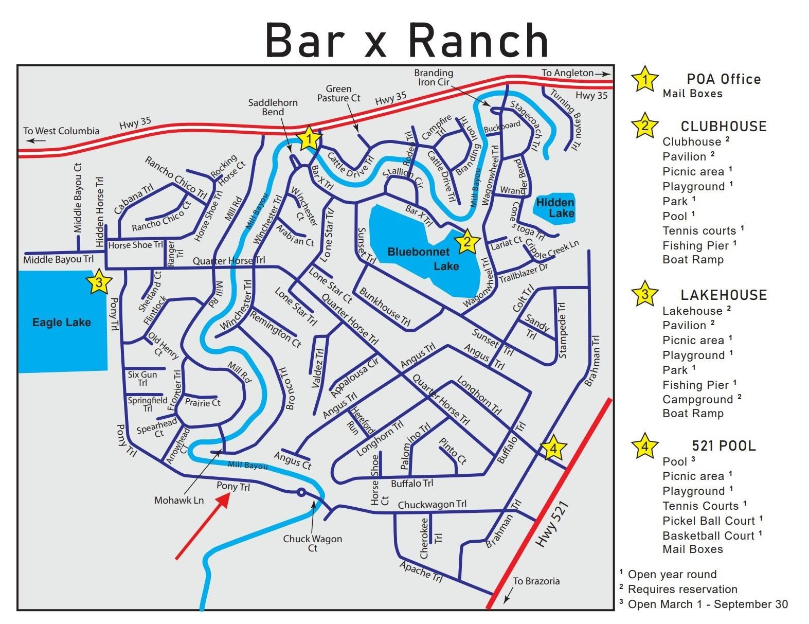 Lakes and amenities!