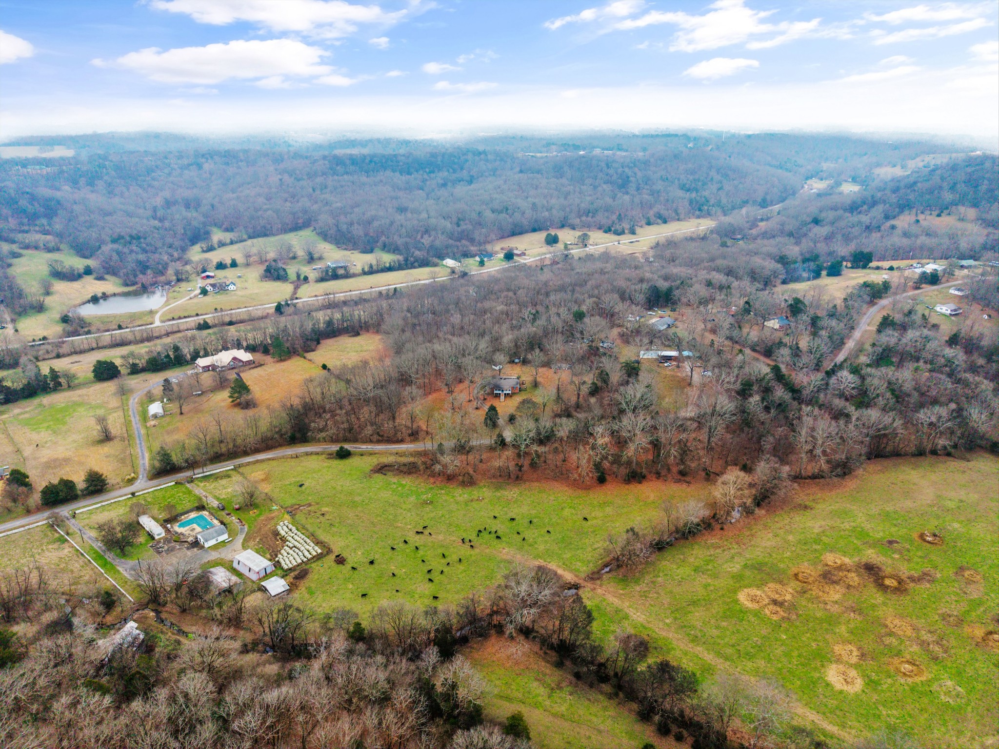 631 Holt Hollow Road Prospect, TN 38477 - Photo 33 of 41 aerial view of residential houses with outdoor space