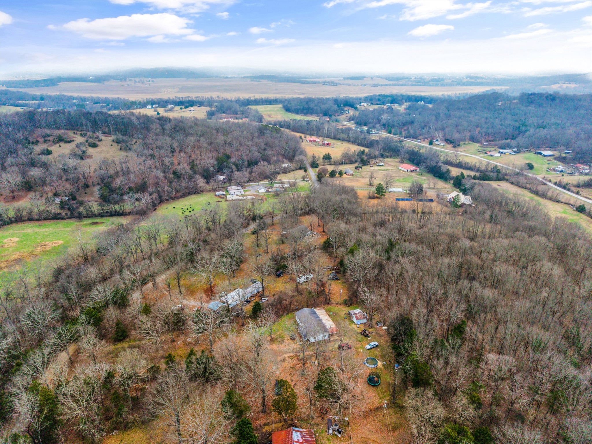 631 Holt Hollow Road Prospect, TN 38477 - Photo 37 of 41 an aerial view of residential houses with outdoor space