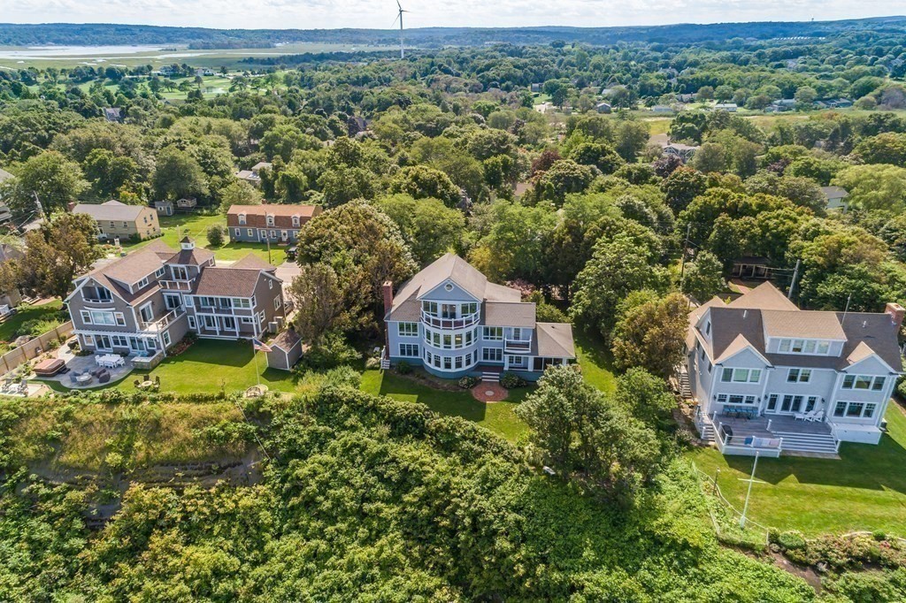 79 Gilson Road Scituate, MA 02066 - Photo 38 of 42 an aerial view of a house with a garden