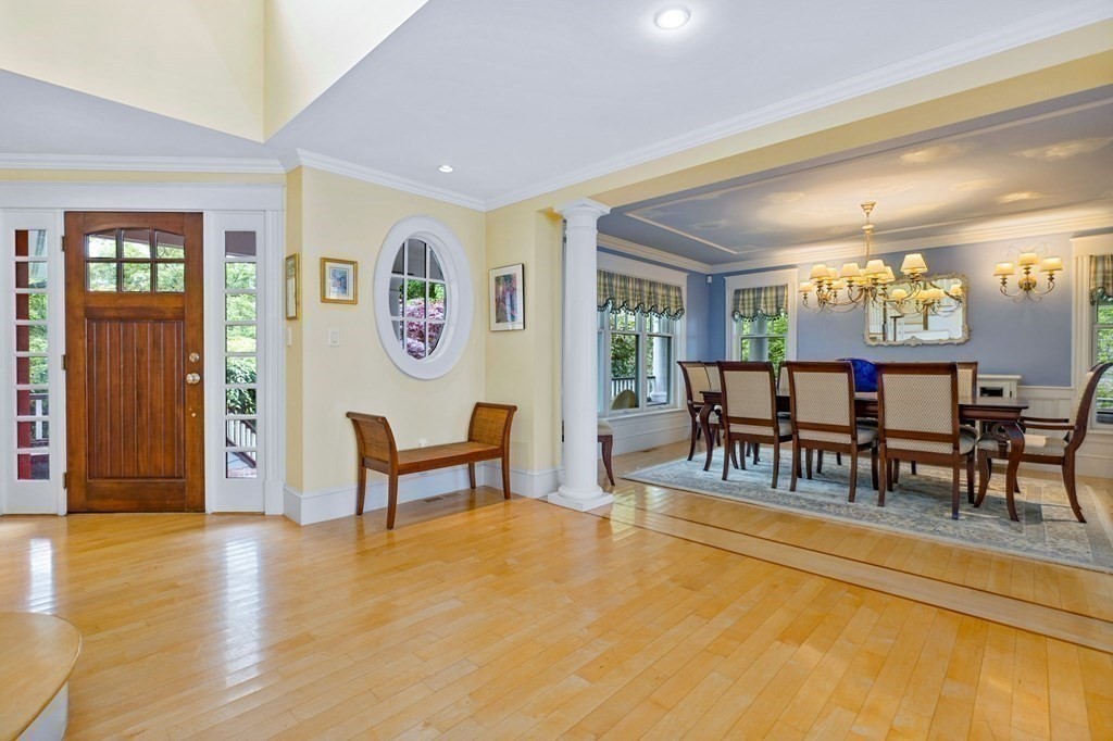 79 Gilson Road Scituate, MA 02066 - Photo 4 of 42 a view of a dining room with furniture and a large window