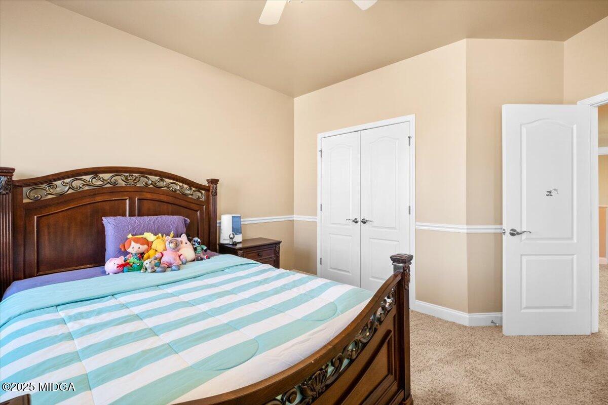 204 Cashmere Court Centerville, GA 31028 - Photo 40 of 51 a bedroom with a bed and a closet