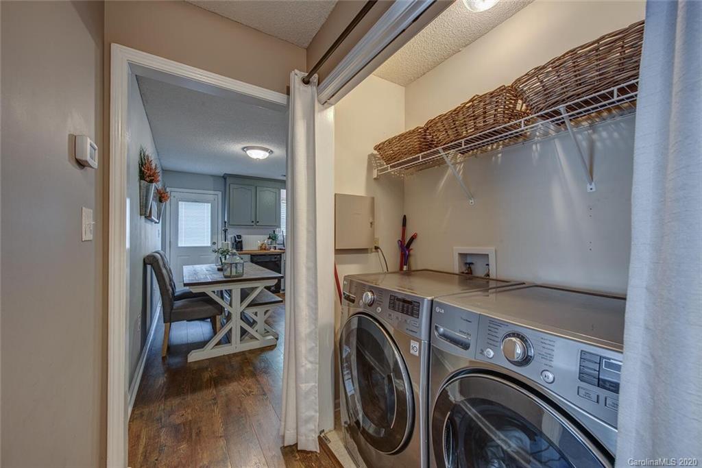 121 Pratt Street Belmont, NC 28012 - Photo 24 of 29 a view of a storage and utility room with washer and dryer